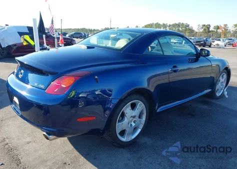 2004 Lexus Sc 430 из США, поврежденный, VIN JTHFN48Y140060404